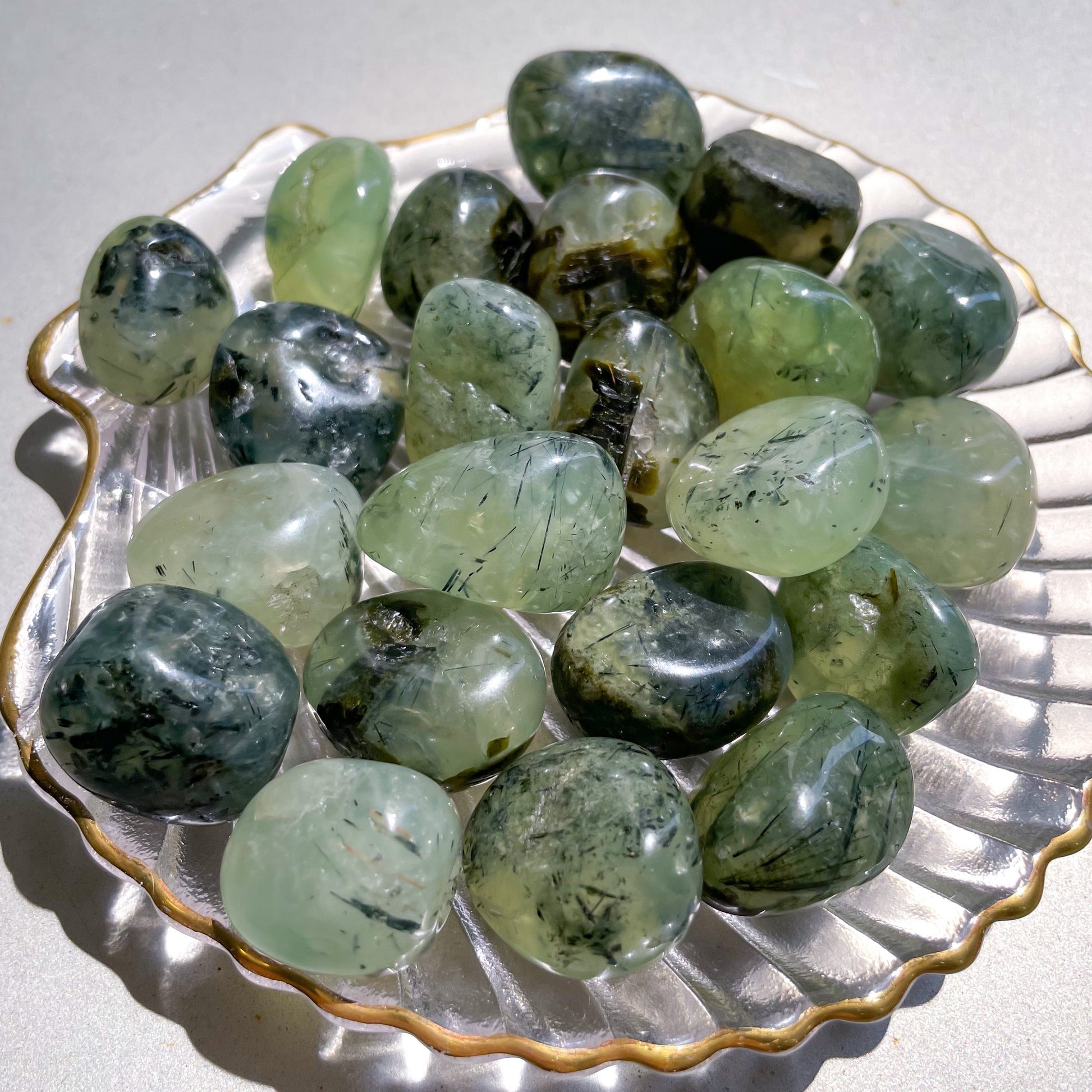 Prehnite Tumbles