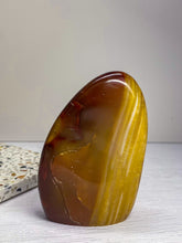 Load image into Gallery viewer, Banded Carnelian Standing Freeform
