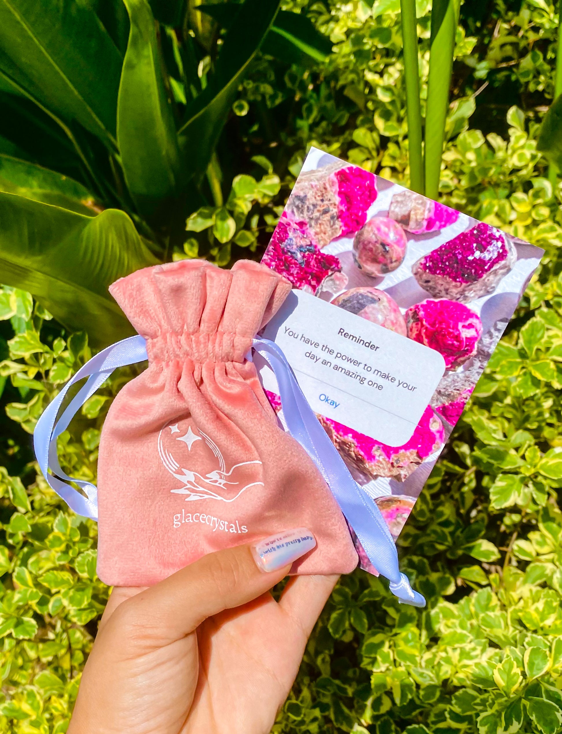 Exclusive Glace Velvet Pouch