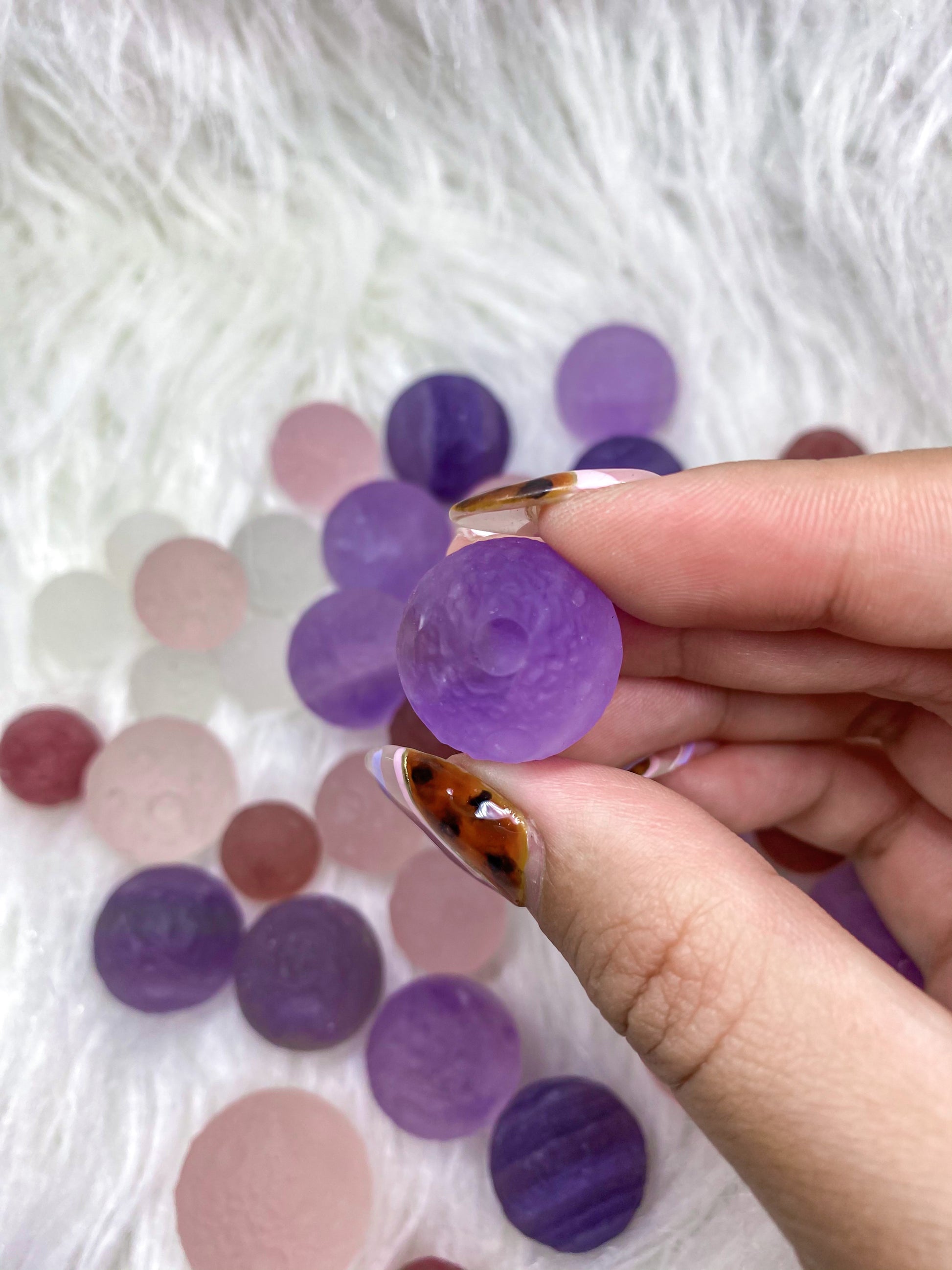 Raw Crystal Mini Moon Carving