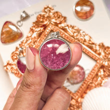 Load image into Gallery viewer, Russian Tourmaline Bicolor Gemstone Pendants in Pink and Orange
