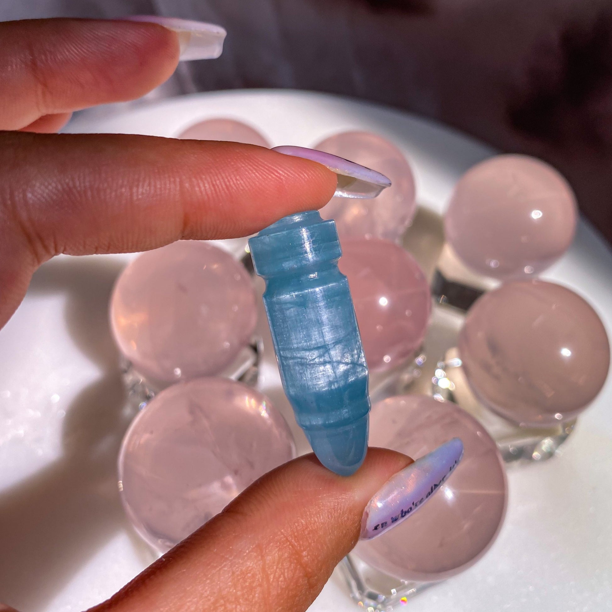 Flashy Aquamarine Bullet (B)