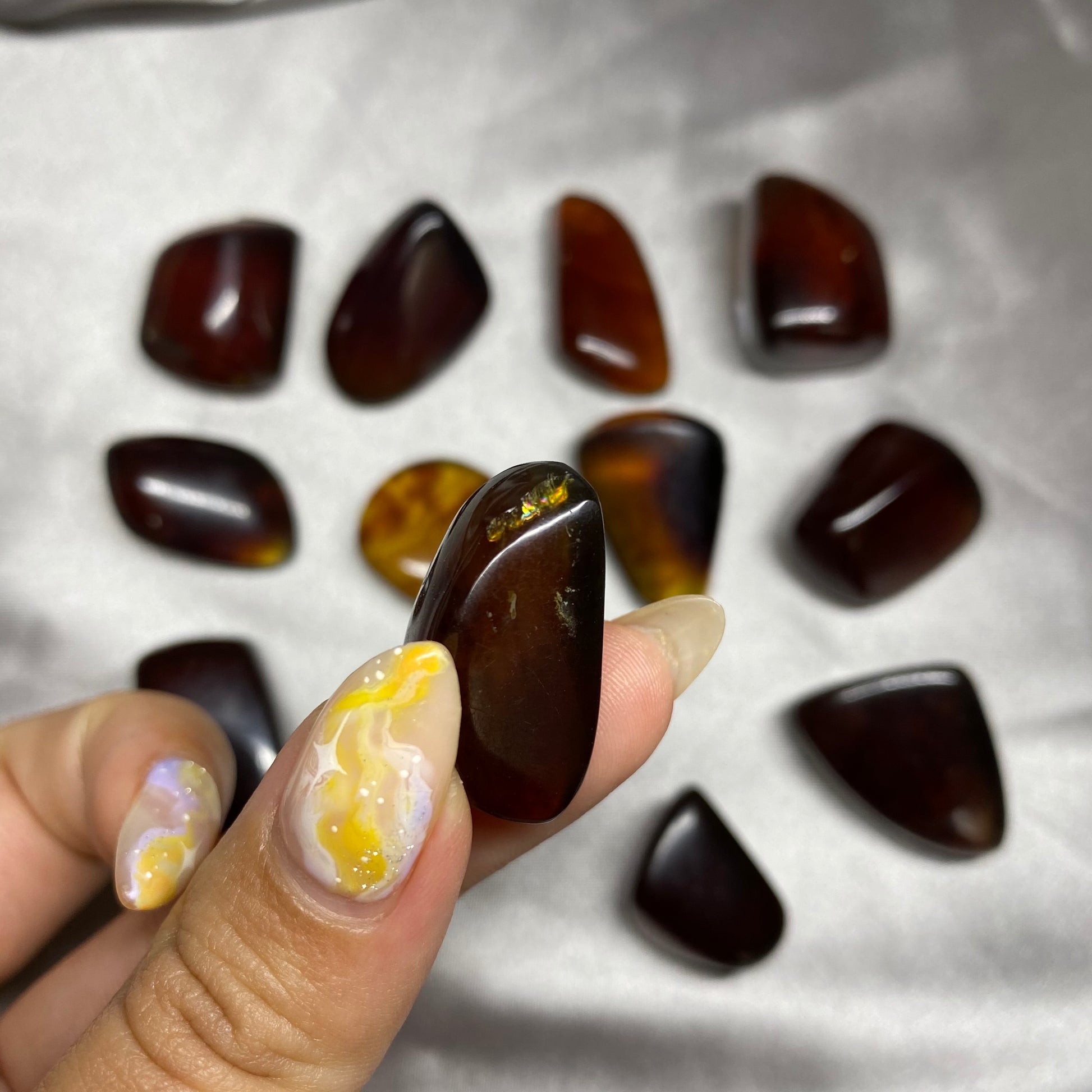 Amber Tumbles from Indonesia