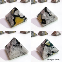 Load image into Gallery viewer, Mosaic Chalcedony Pyramids
