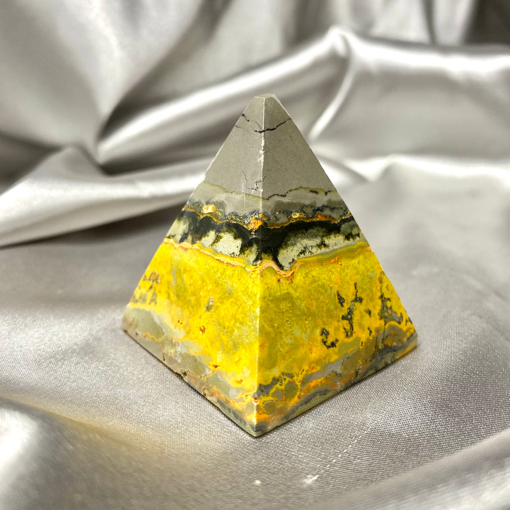Bumblebee Jasper Pyramid