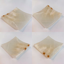 Load image into Gallery viewer, Mexican Onyx Square Plates Trinket Dishes
