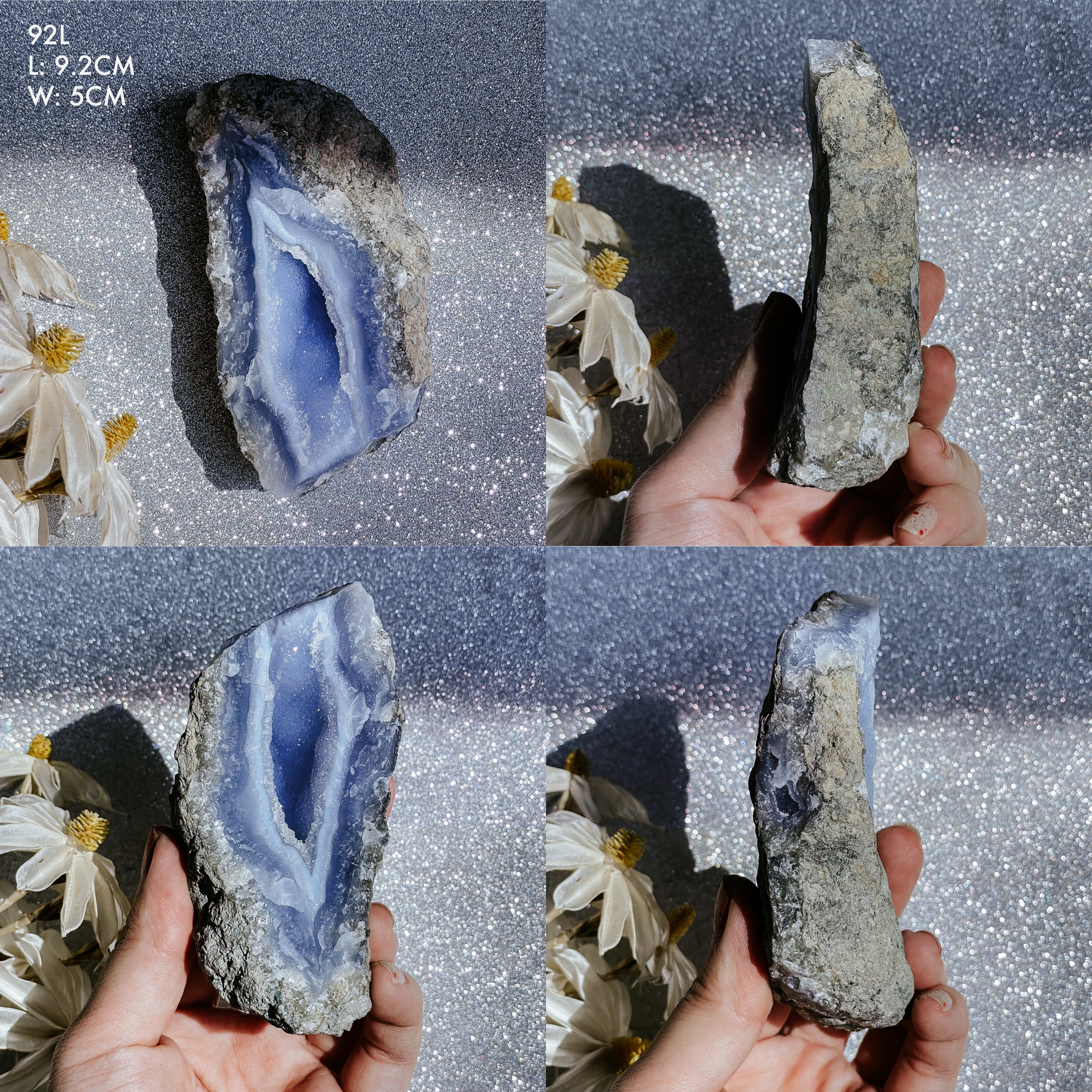 Blue Lace Agate Geodes