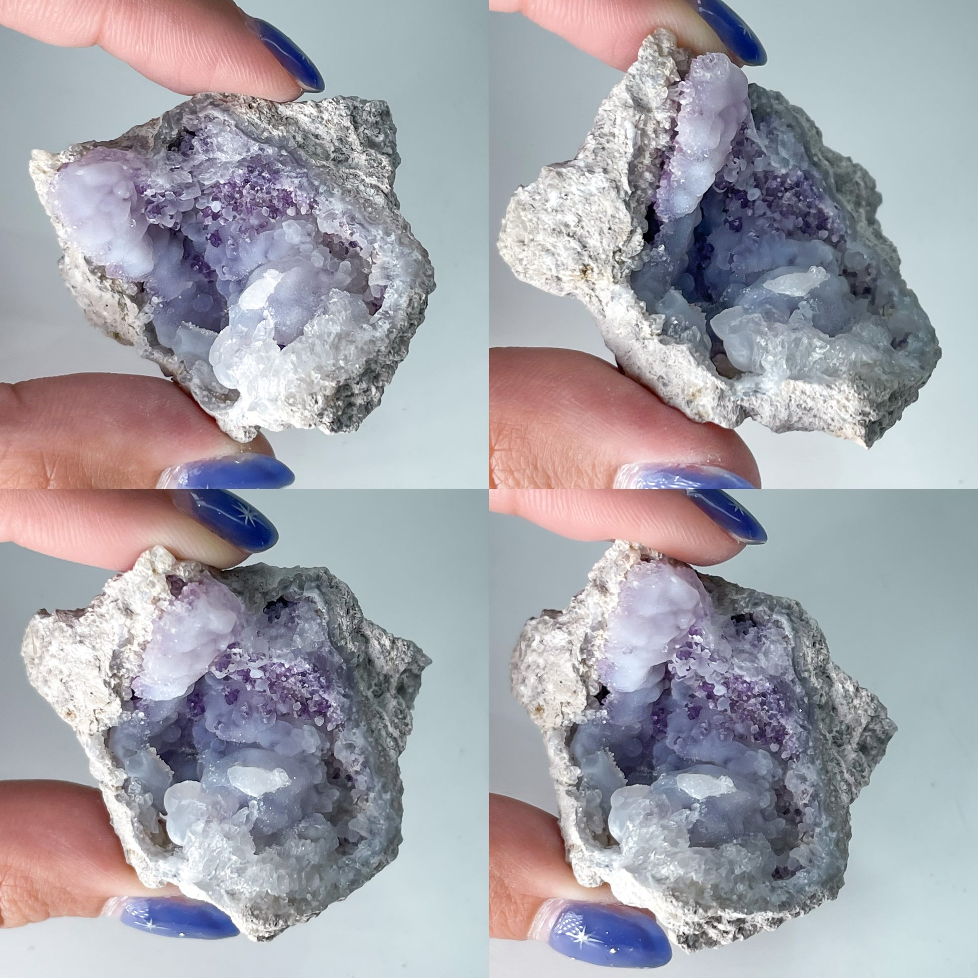 Fluorite Chalcedony Geodes / Spirit Flower Geodes