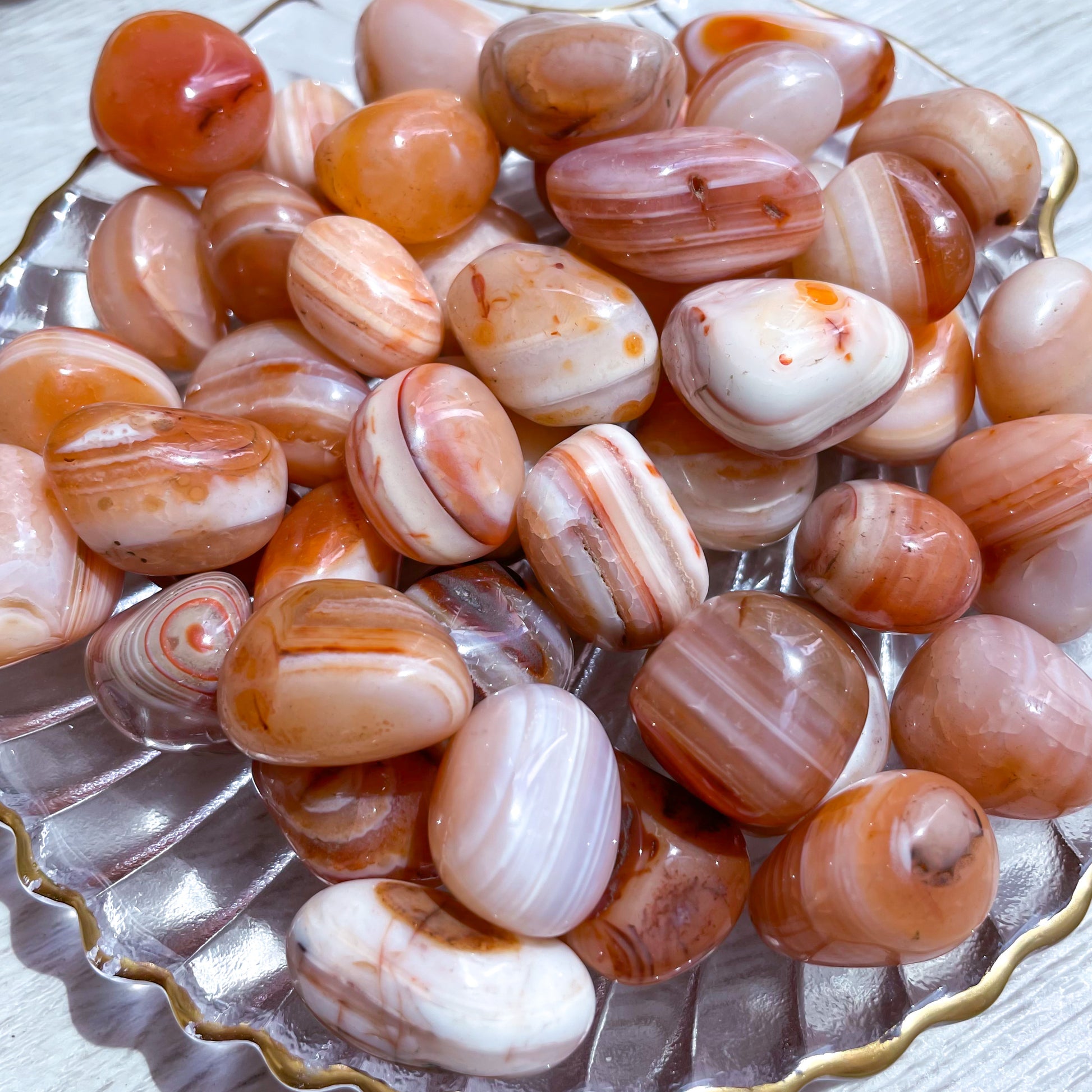 Carnelian Banded Tumbles