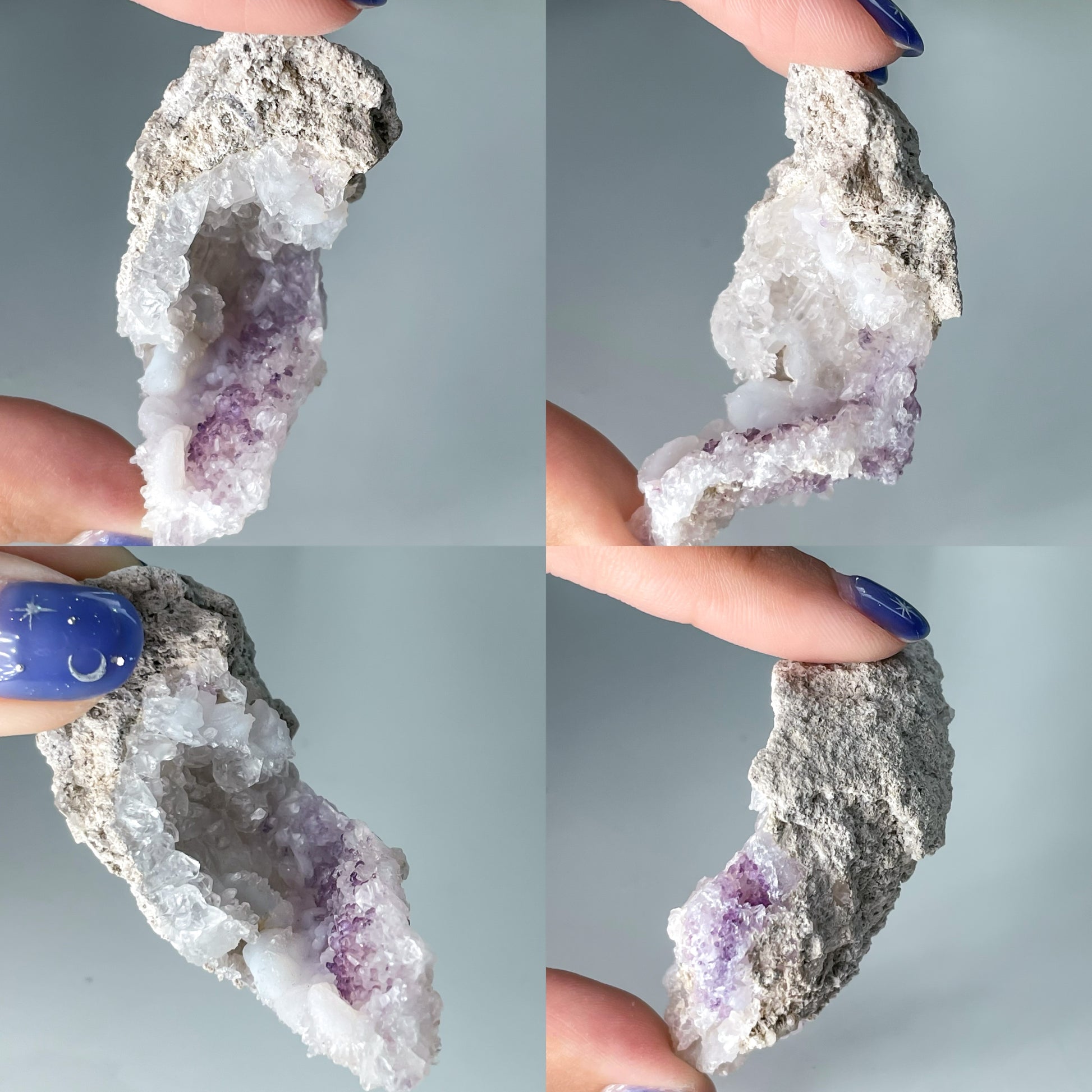 Fluorite Chalcedony Geodes / Spirit Flower Geodes