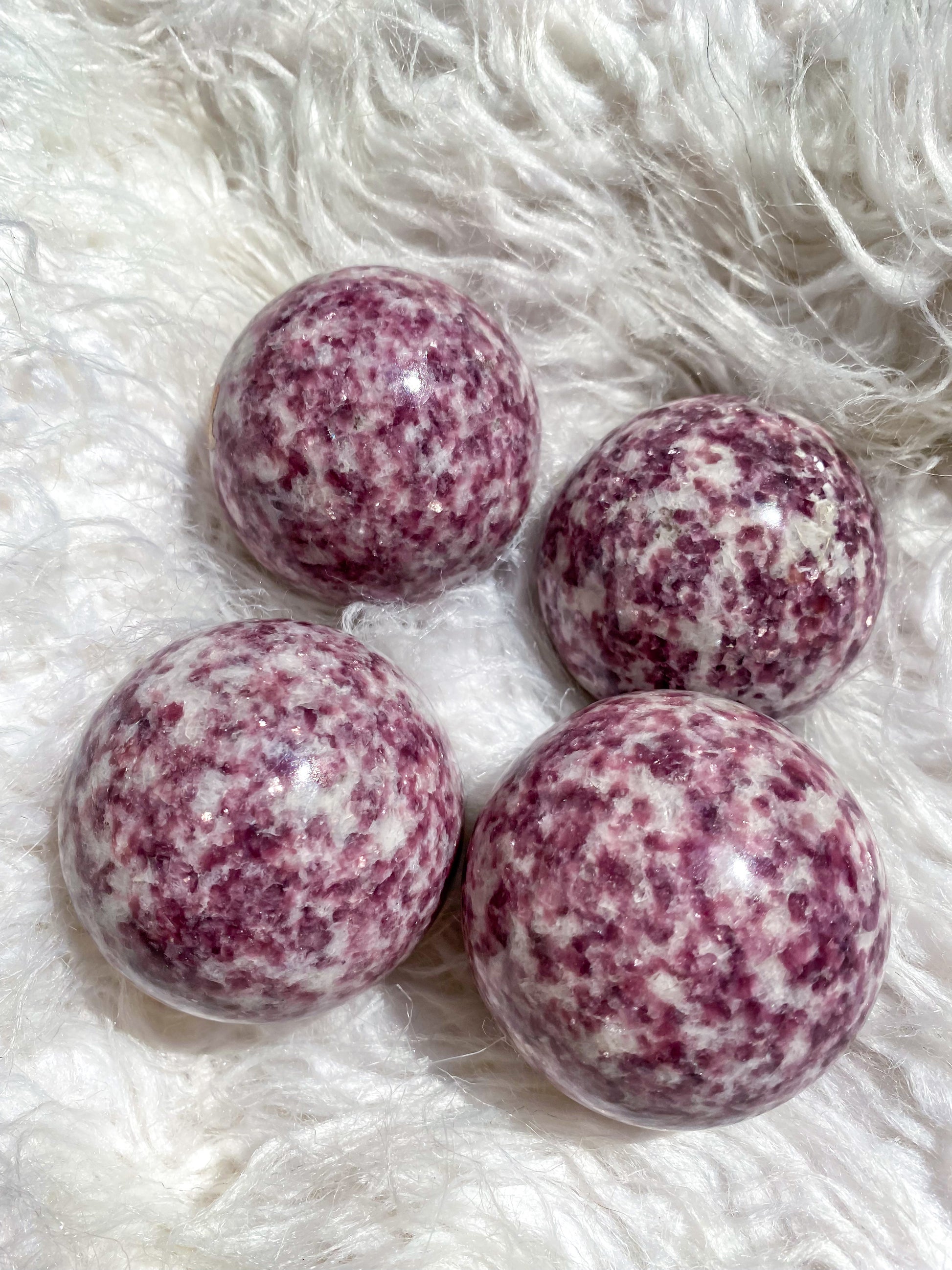Lepidolite with Mica Sphere B