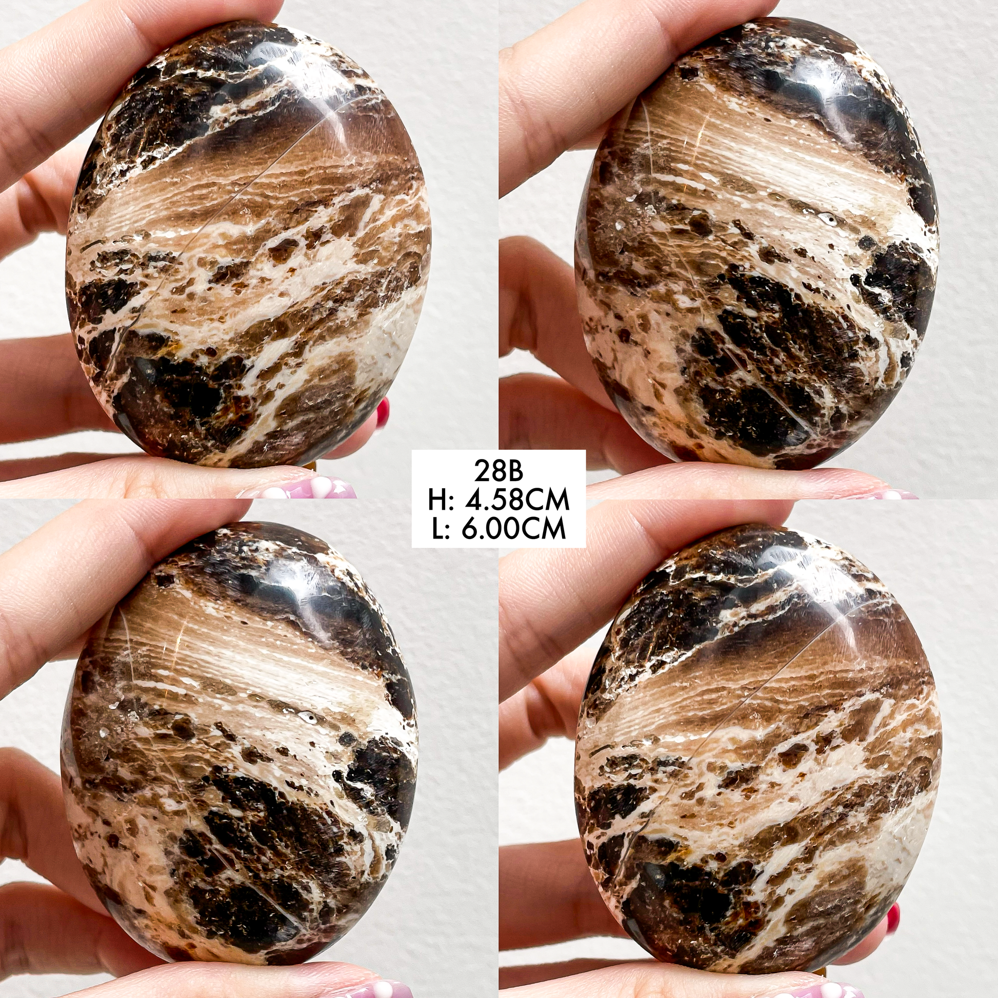Black Opal Palmstones