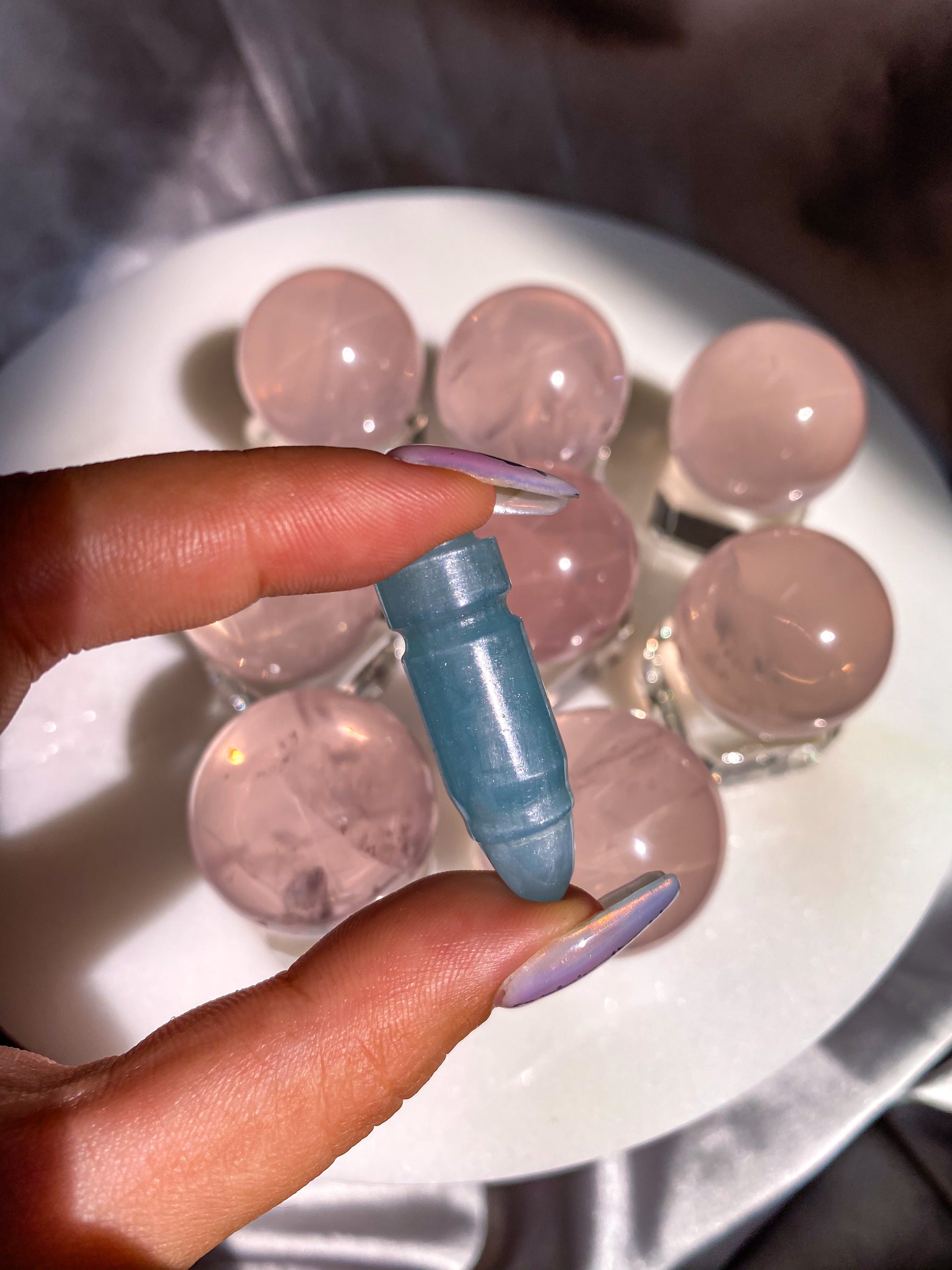 Flashy Aquamarine Bullet (B)