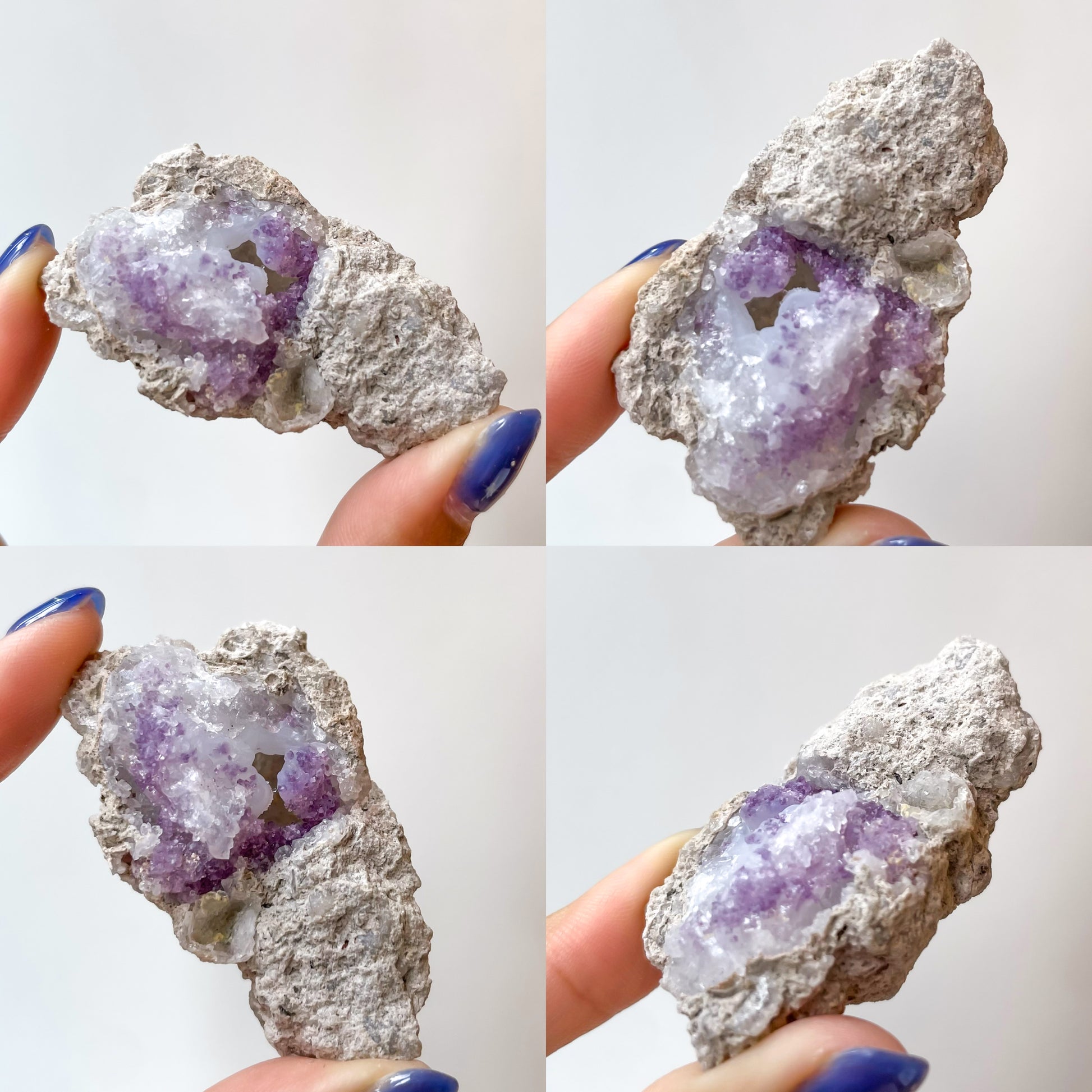 Fluorite Chalcedony Geodes / Spirit Flower Geodes
