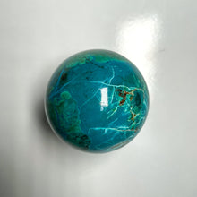 将图片加载到图库查看器，Peruvian Chrysocolla Sphere
