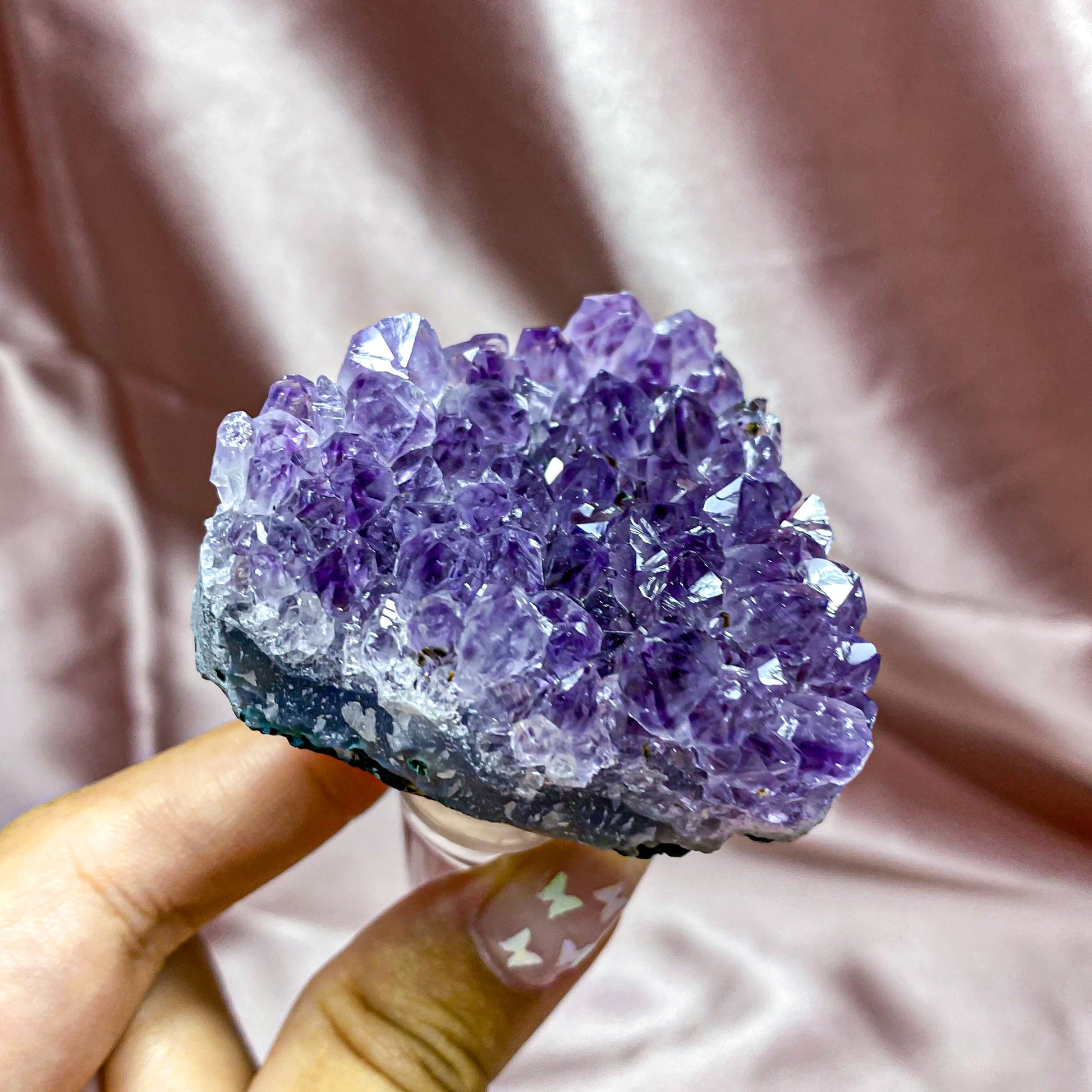 Grape Jelly Amethyst Wine Stopper E