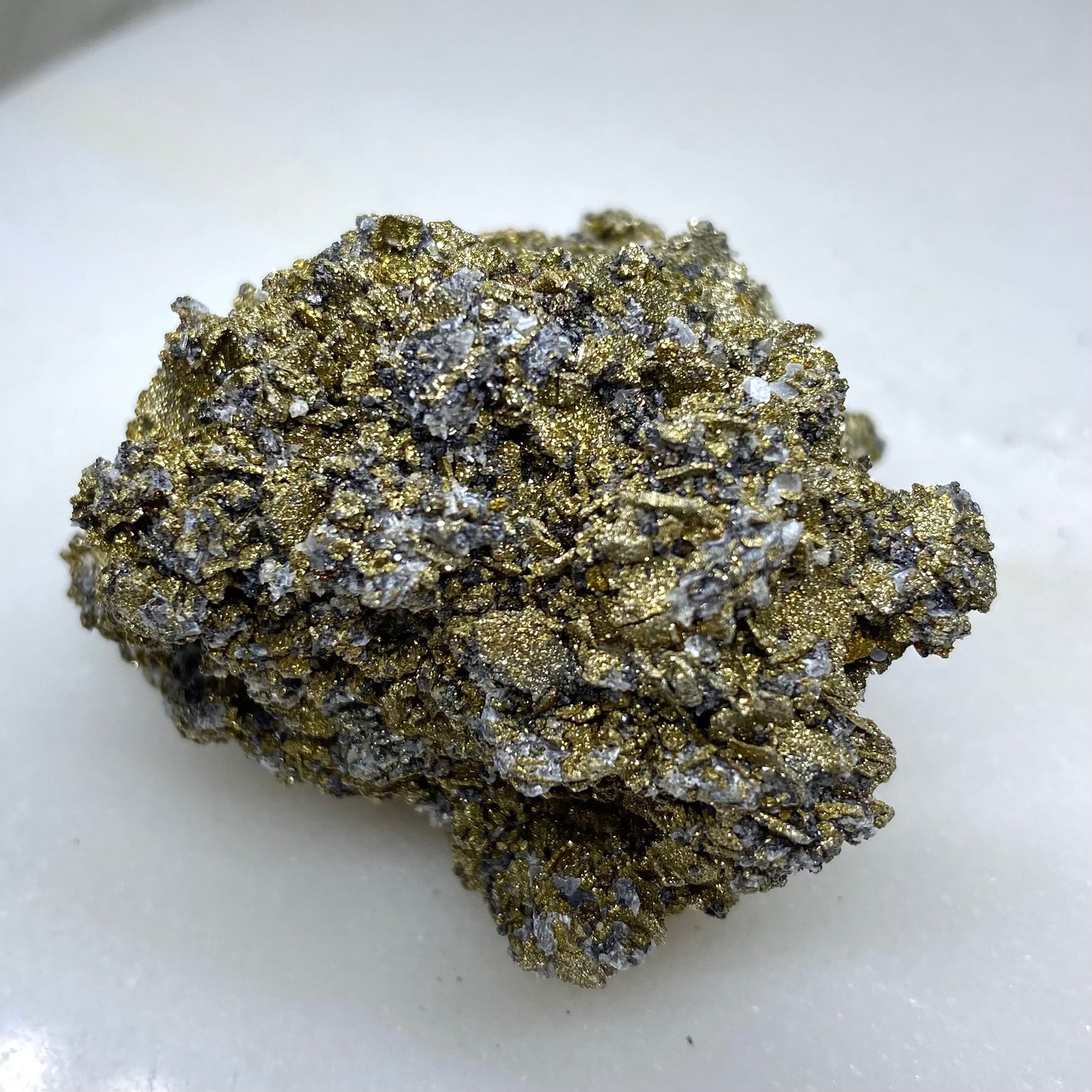 Pseudo Pyrite with Chalcopyrite Specimen PP2