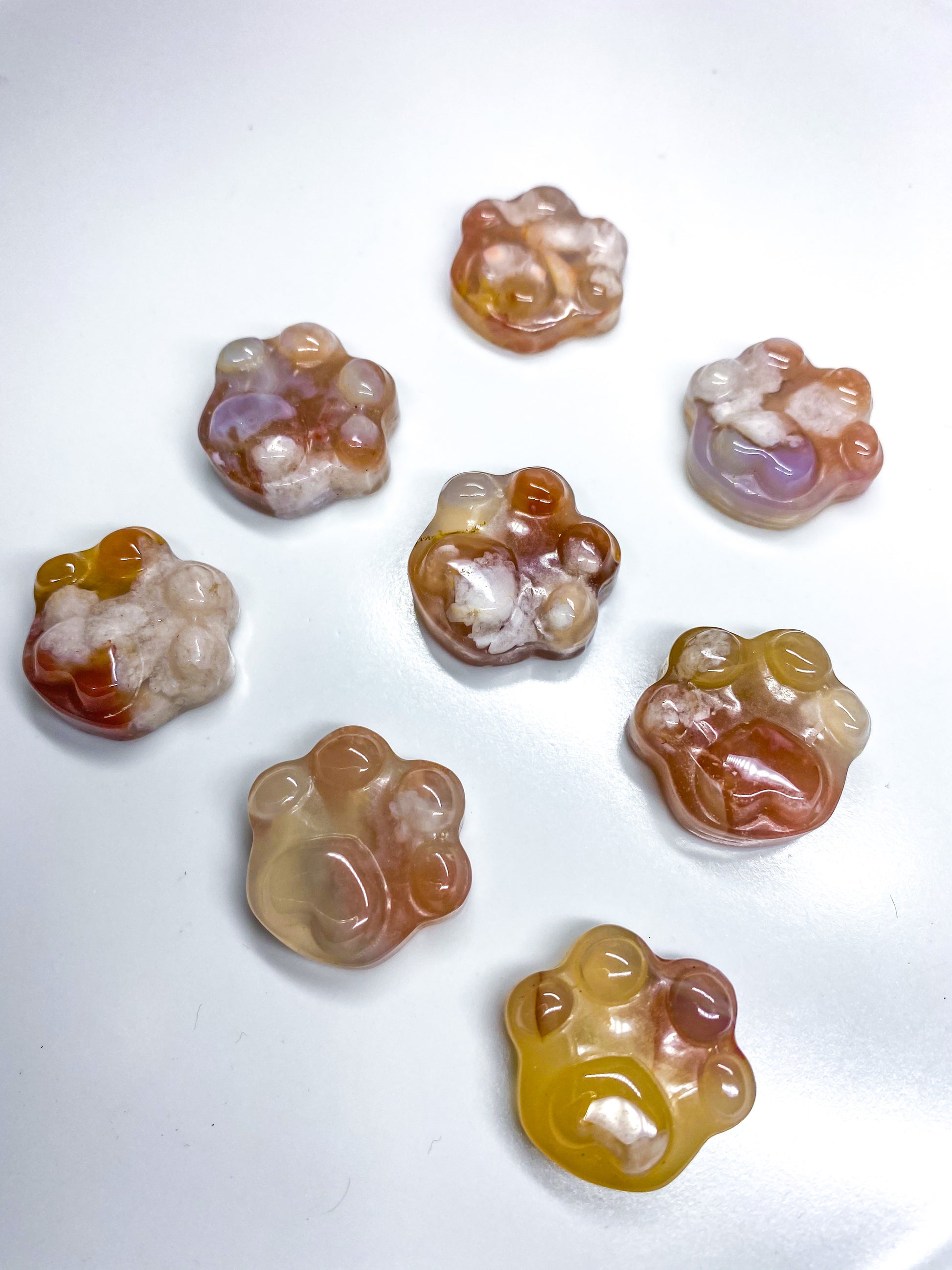 Large Flower Agate Paw