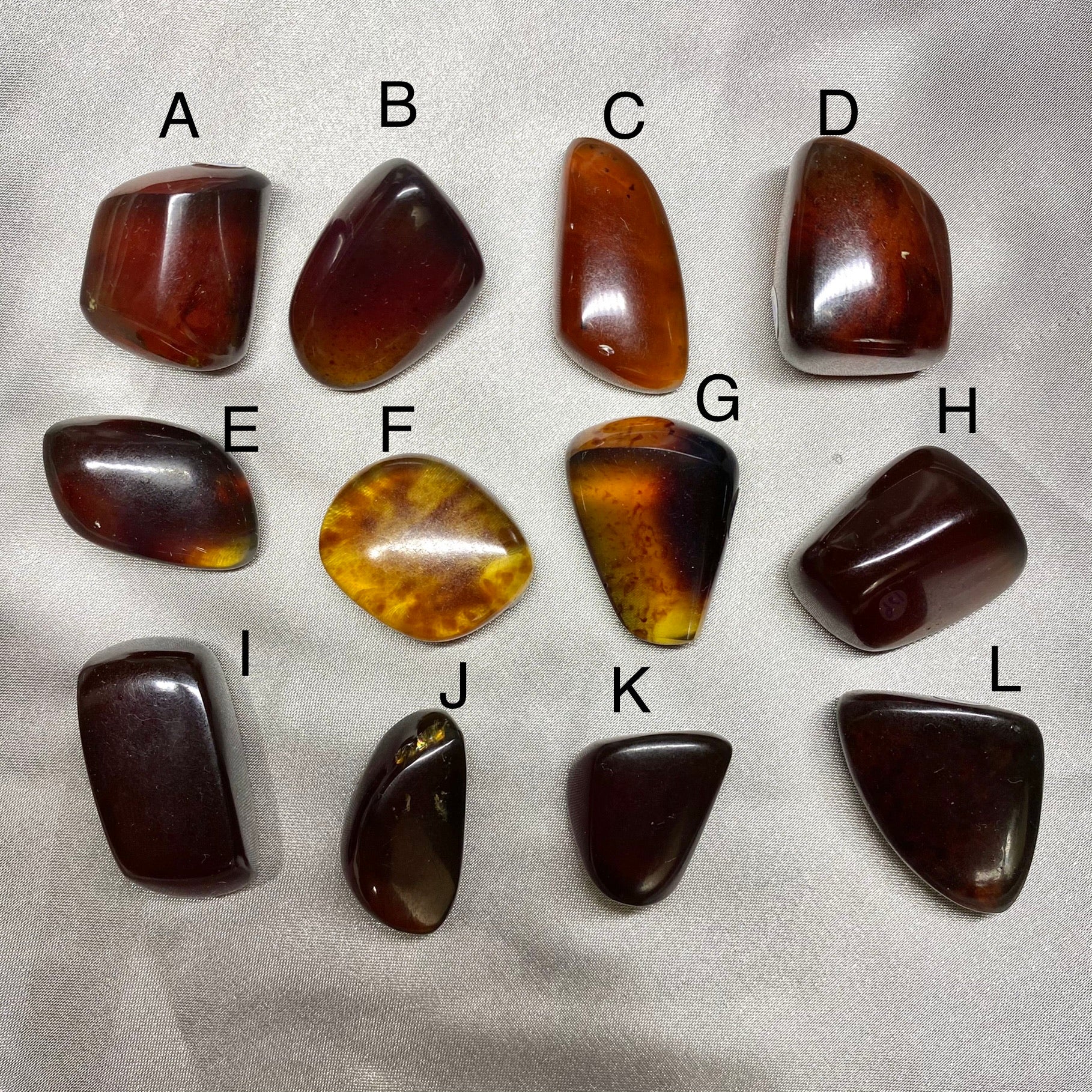 Amber Tumbles from Indonesia